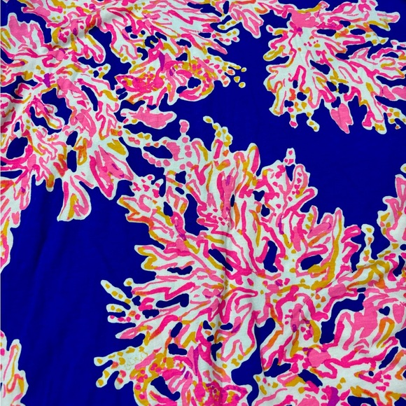 Lilly Pulitzer Marlowe Dress. Blue Electric. Size Medium - Picture 10 of 11